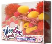 Zabawki kreatywne - Koraliki drewniane małe różowe - STnux - miniaturka - grafika 1