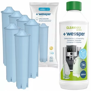 Wessper: 6x filtr wody do ekspresu Jura + odkamieniacz do ekspresu 0,5l - Wkłady filtrujące - miniaturka - grafika 1