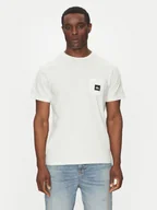 Koszulki męskie - Quiksilver T-Shirt EQYZT08035 Biały Regular Fit - miniaturka - grafika 1