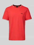 Koszulki męskie - T-shirt z nadrukiem z logo model ‘Taul’ - miniaturka - grafika 1