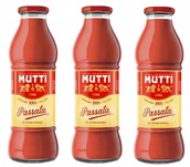 Koncentraty warzywne, przeciery - Passata pomidorowa duża szklana butelka 3 x 700g - Mutti - miniaturka - grafika 1