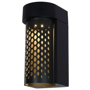 Lucide Kiran 45800/10/30 kinkiet lampa ścienna zewnętrzna IP65 1x10W LED czarny - Lampy ogrodowe - miniaturka - grafika 1