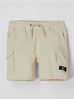 Spodnie i spodenki dla chłopców - Szorty z dzianiny dresowej z kieszeniami cargo - grafika 1
