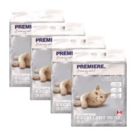 Żwirek dla kotów - PREMIERE Excellent bezzapachowy żwirek zbrylający Pure 4x12 kg - miniaturka - grafika 1