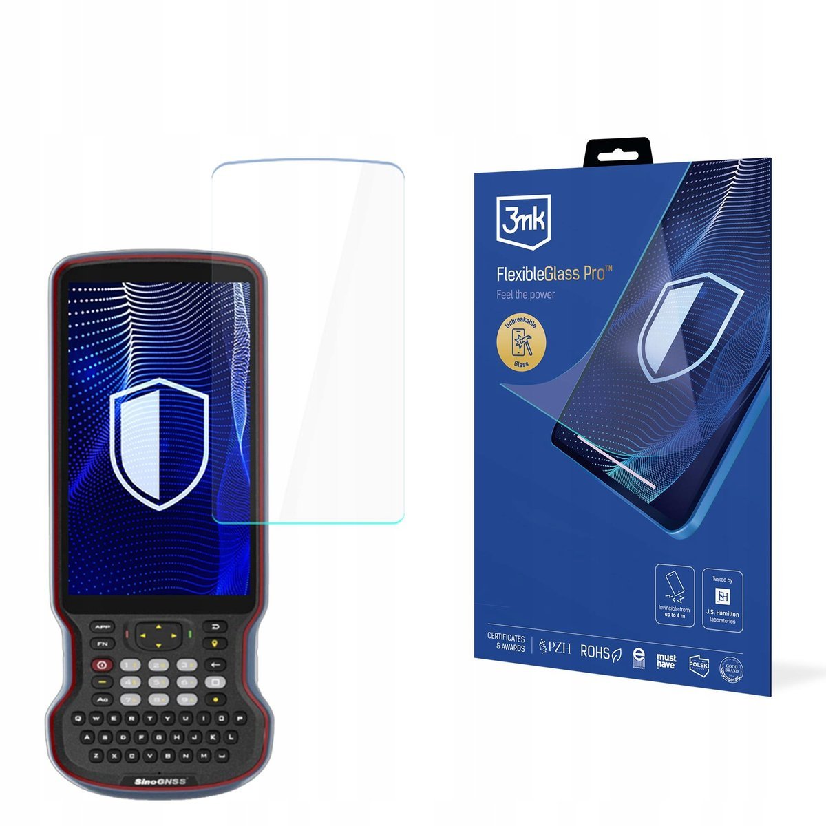 Szkło hybrydowe na ekran do ComNav R60 Data Collector 3mk FlexibleGlass Pro