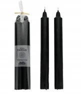 Świece - Świece intencyjne świece rytualne OCHRONA zestaw czarnych świec 2 sztuki - miniaturka - grafika 1