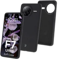 Etui i futerały do telefonów - Bizon Silikonowe etui Soft Case do Xiaomi POCO F7 Ultra, czarne - miniaturka - grafika 1