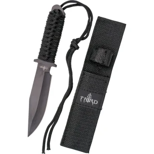 Nóż myśliwski Amont Decor Habitat - nóż taktyczny czarny nylon TH-H0600 - Noże - miniaturka - grafika 1