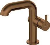 Baterie umywalkowe - Deante Bateria umywalkowa Silia brąz szczotkowany BQS_C24M - miniaturka - grafika 1