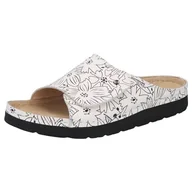 Kapcie damskie - Berkemann Ronja damskie kapcie, czarno-biały, 39.5 EU - miniaturka - grafika 1