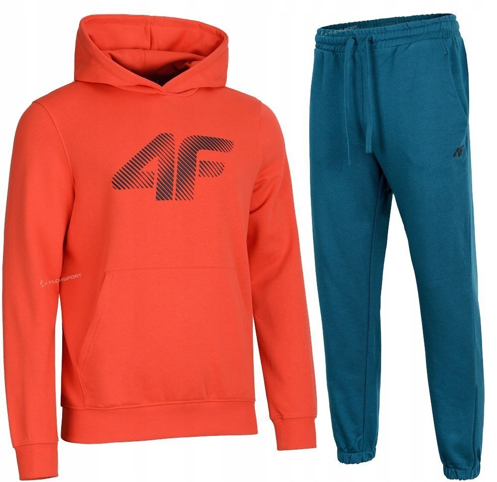 4F MÄSKI DRES BAWEĹNA KOMPLET BLUZA SPODNIE / rozm L
