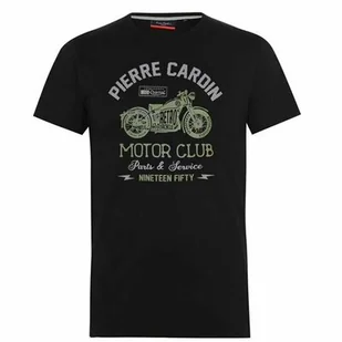 Pierre Cardin czarna koszulka męska, Rozmiar XXL - Koszulki męskie - miniaturka - grafika 1