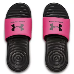 Klapki Under Armour Ansa Fix Sl Jr 3023793 002 różowe - Buty dla dziewczynek - miniaturka - grafika 1