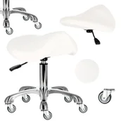 Krzesła i taborety kosmetyczne - Taboret kosmetyczny fryzjerski krzesło hoker siodło SPA mobilny Calissimo - miniaturka - grafika 1