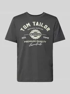 Koszulki męskie - T-shirt o kroju regular fit z czystej bawełny z nadrukiem z logo - miniaturka - grafika 1