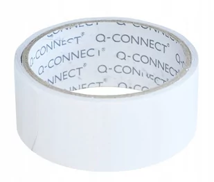 Q-CONNECT Taśma dwustronna 38mm 5m biała - Segregatory - miniaturka - grafika 1