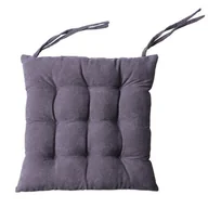 Poduszki dekoracyjne - Poduszka siedziskowa STEVE 40 x 40 cm ciemny szary - miniaturka - grafika 1