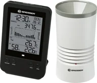 Stacje pogodowe - deszczomierz 20 x 10,9 cm czarny/biały 5-częściowy - miniaturka - grafika 1