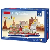 Puzzle - Puzzle 3D City Line Moscow - miniaturka - grafika 1