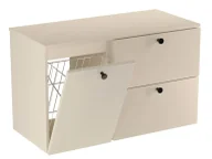 Szafki łazienkowe - Kaszmirowa wisząca szafka łazienkowa pod umywalkę - Tavesi 7X - miniaturka - grafika 1