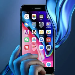 Baseus Full-screen szkło hartowane 3D na cały ekran z osłoną na głośnik Apple iPhone 8 Plus / 7 Plus / 6S Plus / 6 Plus czarny (SGAPIPH8P-WA01) - Szkła hartowane na telefon - miniaturka - grafika 11