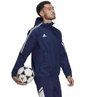 Kurtki męskie - Kurtka Męska Adidas Condivo 22 All-Weather Jacket Granatowa Ha6266-S - miniaturka - grafika 1