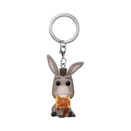 Funko POP! Brelok: Shrek DW 30th - Donkey - Shrek Franchise Nowość Brelok - Kolekcjonerska Mini Figurka - Wypełniacz Pończoch - Pomysł na Prezent - Oficjalny towar - Fani Filmów - Wystrój plecaka