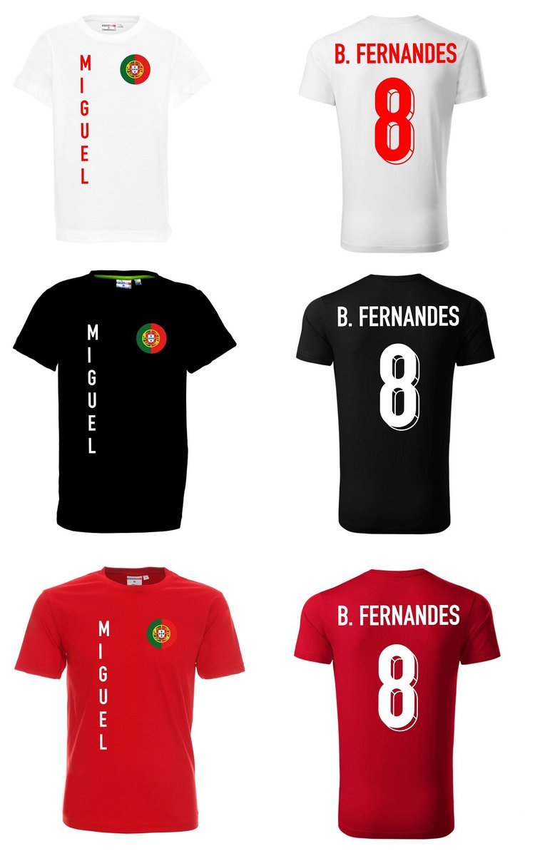Koszulka Portugalia BRUNO FERNANDES 8 Jr