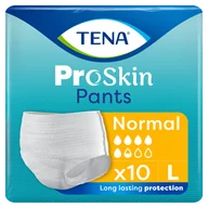 Bielizna lecznicza - Tena Pants ProSkin, majtki chłonne, rozmiar L, 100-135 cm, Normal, 10 sztuk - miniaturka - grafika 1