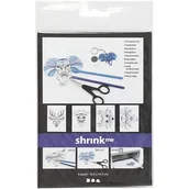 Zabawki kreatywne - Creativ Company A/S Folia termokurczliwa, zwierzęta, 4 arkusze - miniaturka - grafika 1