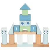 Klocki - Goki Klocki drewniane, zestaw 50 sztuk Lifestyle Aqua - - miniaturka - grafika 1