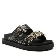 Klapki i japonki damskie - Klapki Guess - Fatema FL6FAT FAL03 BLKPL - miniaturka - grafika 1