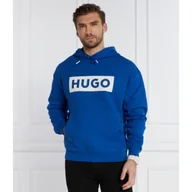 Bluzy męskie - Hugo Blue Bluza Nalves | Regular Fit - miniaturka - grafika 1