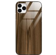 Etui i futerały do telefonów - Etui drewniane iPhone 11 Pro Max Premium Wood Brown Forestzone Glass - miniaturka - grafika 1