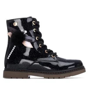 XTI KIDS 151395 Botki dziewczęce czarne, 29 EU, Czarny (Black), 29 EU - Botki damskie - miniaturka - grafika 1