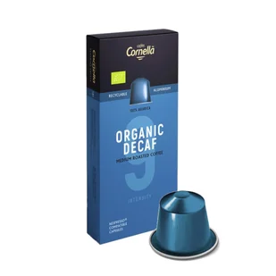 Kapsułki do ekspresu CORNELLA Organic Decaf 10 szt - Kawa w kapsułkach i saszetkach - miniaturka - grafika 1