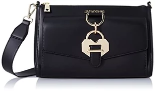 Love Moschino Damska torba na ramię, Borsa A Spalla, czarna, rozmiar uniwersalny - Torebki damskie - miniaturka - grafika 1
