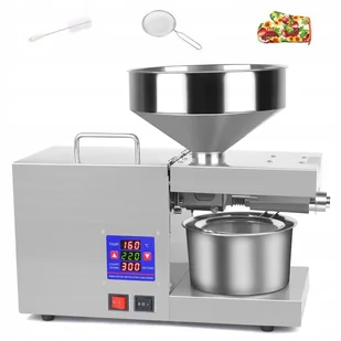 2000W nierdzewnej Automatyczna prasa do oleju z Kontrola temperatury - Wyciskarki wolnoobrotowe - miniaturka - grafika 1