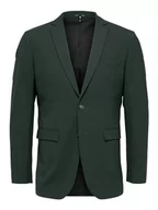 Marynarki męskie - SELETED HOMME Męska marynarka SLHSLIM-Elon BLZ Flex B NOOS, ciemnozielona, 48, ciemnozielony, 48 - miniaturka - grafika 1