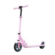 Hulajnogi elektryczne - Behover Różowy i Niebieska hulajnoga elektryczna dla dzieci łatwo składana z kierownicą z regulacją prędkości 15 km / h Pink - miniaturka - grafika 1
