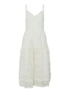 Sukienki - YAS Sukienka letnia Lifa 26037183 Biały Regular Fit - miniaturka - grafika 1