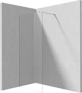 Ścianki i drzwi prysznicowe - Deante Prizma Ścianka prysznicowa walk-in 90cm wykończenie chrom KTJ_039P - miniaturka - grafika 1