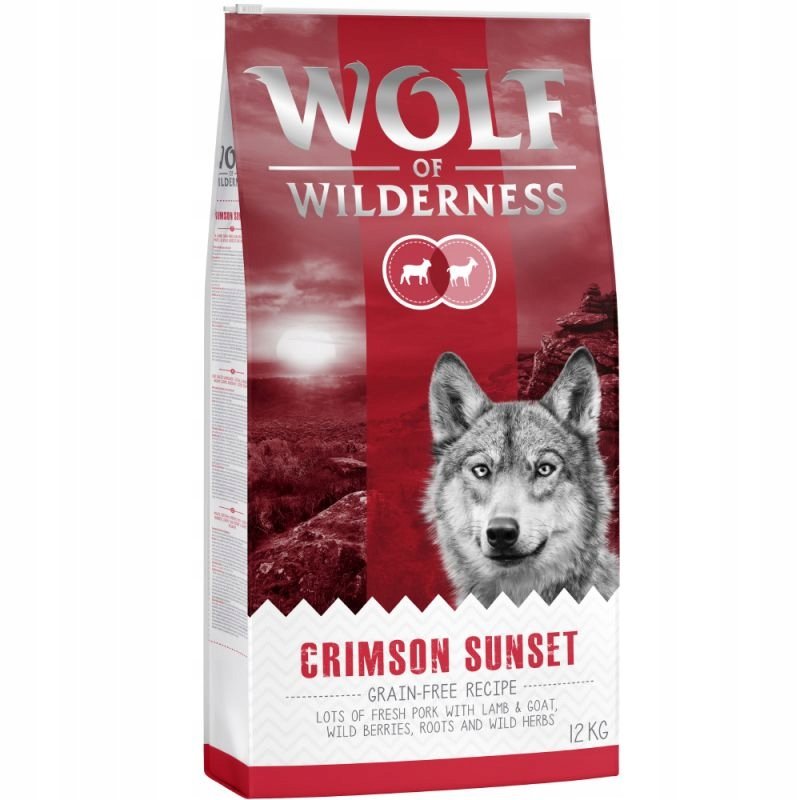 12 + 2 kg gratis! Wolf of Wilderness karma sucha dla psa, 14 kg - 