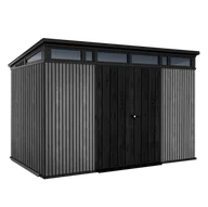 Altany ogrodowe - Duży domek narzędziowy penthouse 11x7 signature collection - keter : kolor - grey BK-014932 - miniaturka - grafika 1