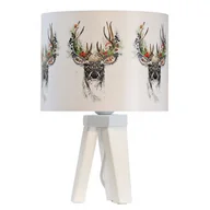 Lampy stojące - Świąteczna lampka z abażurem trójnóg - 9X S285 Varax - miniaturka - grafika 1