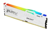 Pamięci RAM - Kingston FURY 64GB (2x32GB) 5200MHz CL40 Beast White RGB XMP - miniaturka - grafika 1