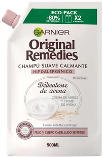 Szampon do włosów delikatnych Garnier Original Remedies Delicatesse Moisturizing Shampoo 500 ml (3600542415606) - Szampony do włosów - miniaturka - grafika 1