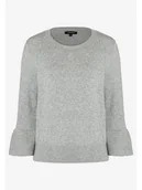 Swetry damskie - More & More Sweter w kolorze szarym - miniaturka - grafika 1