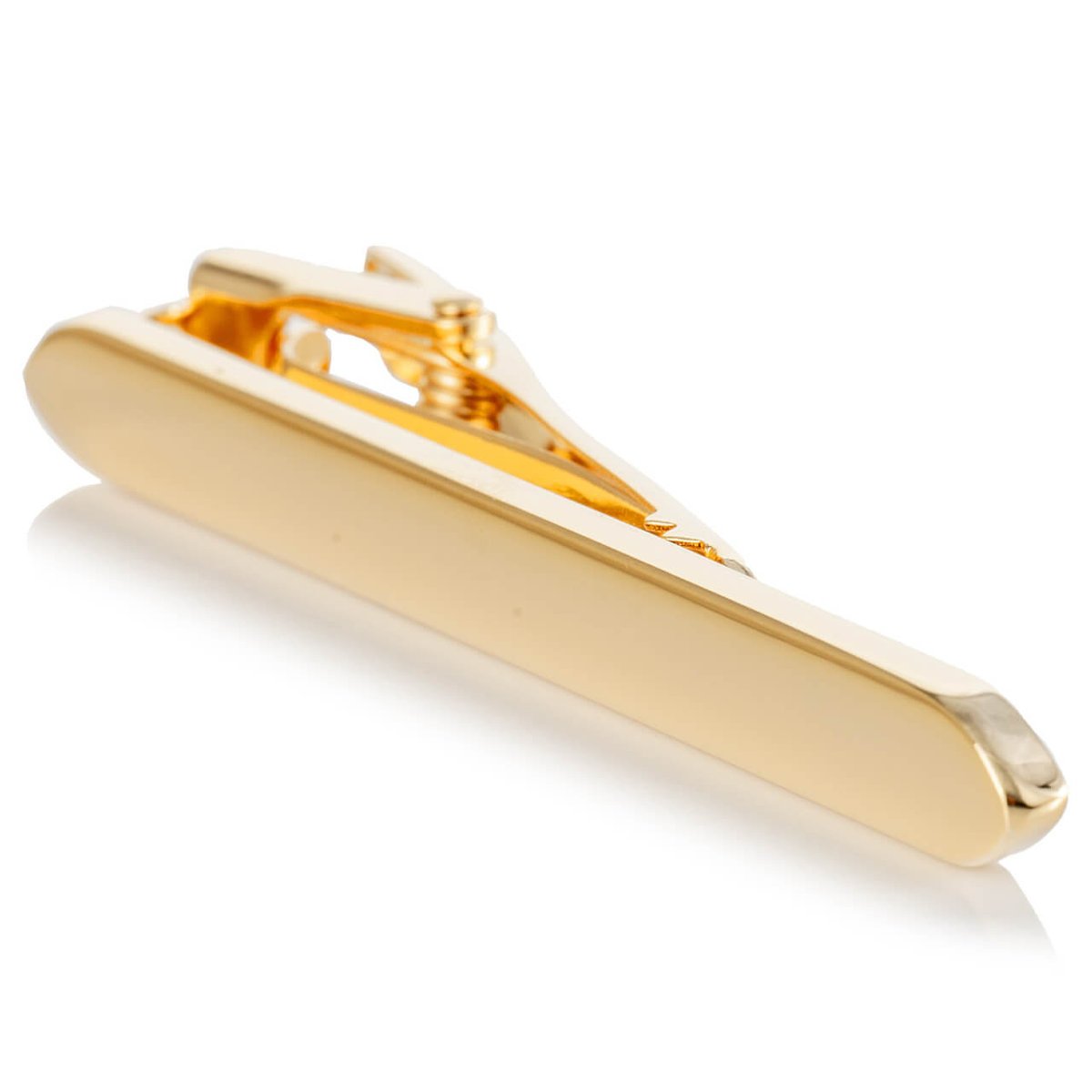 Złota, zaokrąglona spinka do krawata X2 T28