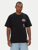 Koszulki męskie - DC T-Shirt ADYKT03256 Czarny Regular Fit - miniaturka - grafika 1